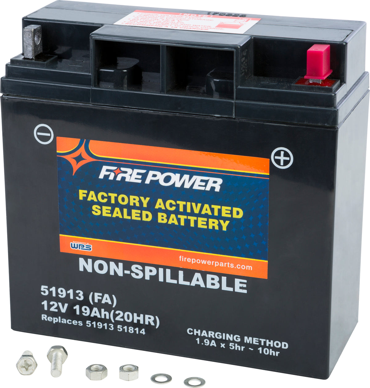 Battery 51913 Sealed Factory Activated - 49-2242 - Fire Power