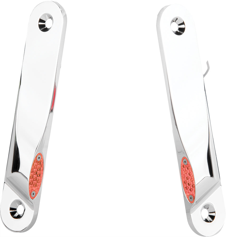 Led Front Signal Lights Flhx Flht W/O Spotlights Chr - 812-02102 - Pro-One Performance