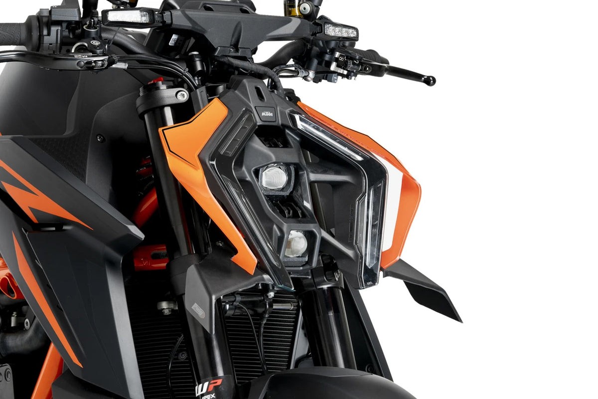 Downforce Front Spoiler Matt Black Ktm - 561-21909BK - PUIG
