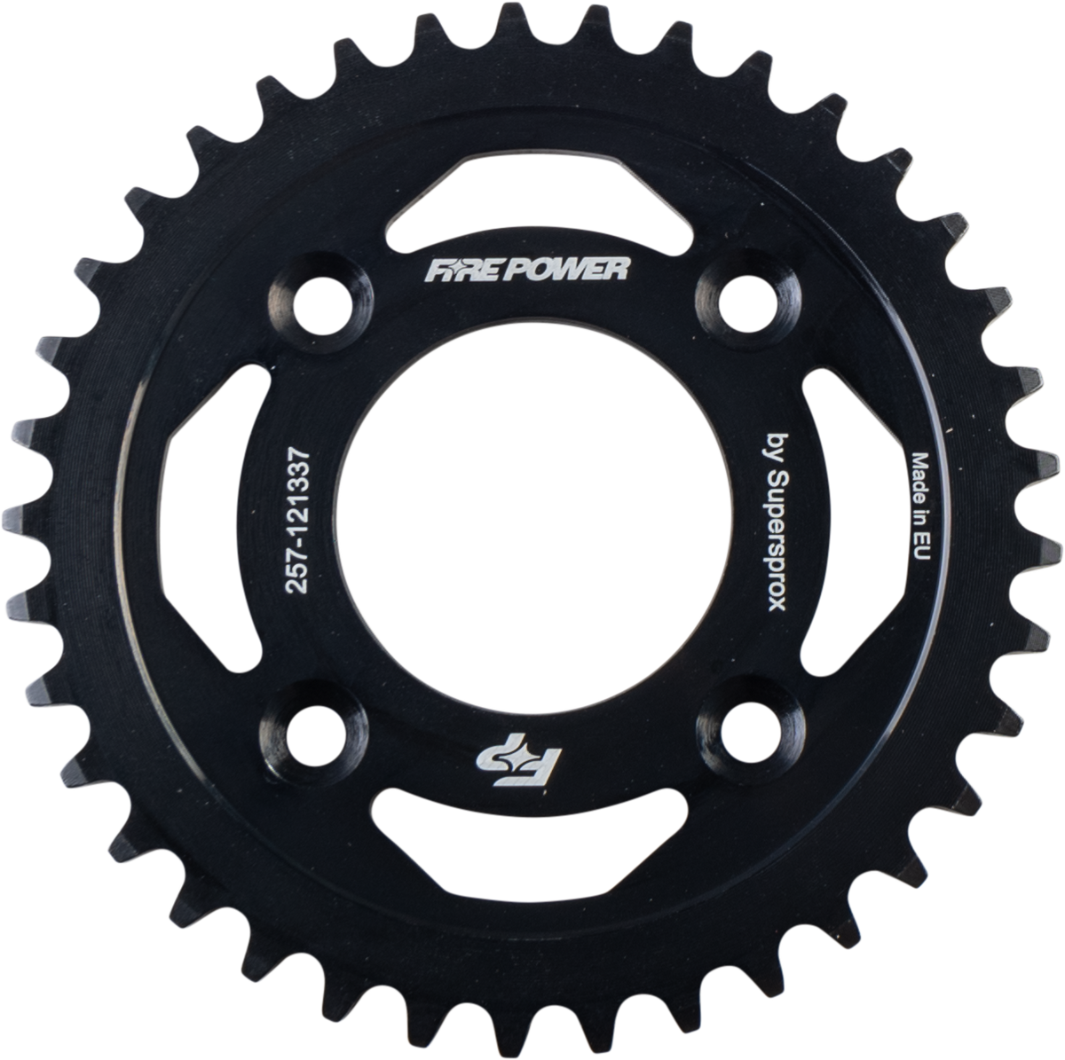 Rear Sprocket Steel 37t Blk - 257-121337 - Fire Power