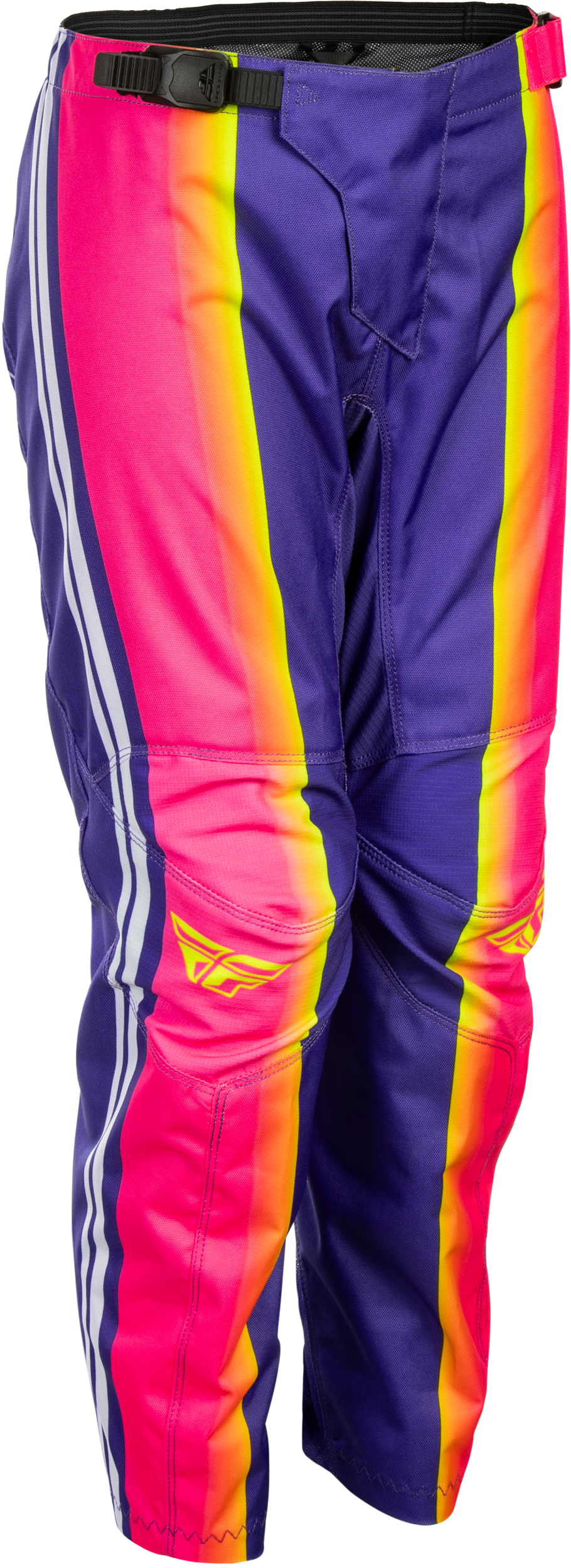 Youth F-16 Raze Pants Purple/Pink/Yellow Sz 20 - 380-23420 - Fly Racing
