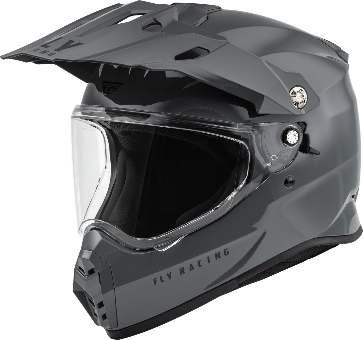 Trekker Solid Helmet Grey 2x - 73-70352X - Fly Racing