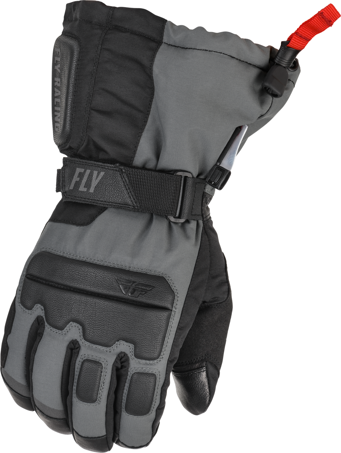 Aurora Gloves Black/Grey 4x - 363-38934X - Fly Racing