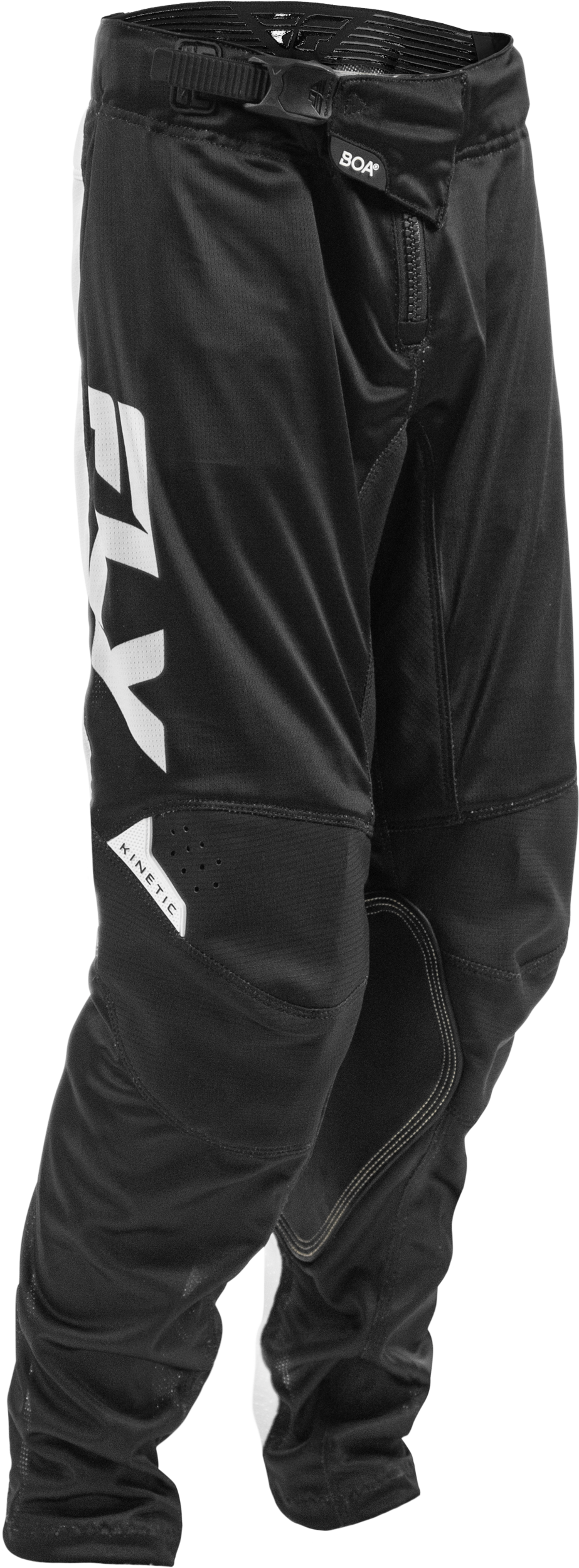 Youth Kinetic Mesh Pants Black/White Sz 22 - 380-34022 - Fly Racing