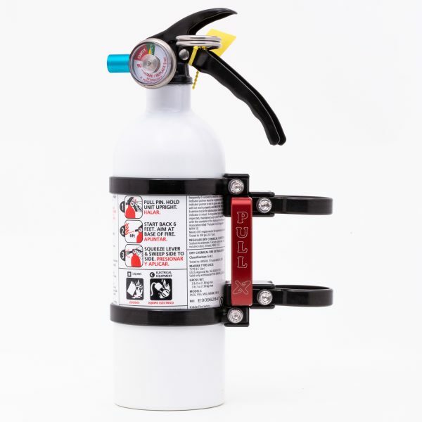 Quick Release Mount Black W/2 Lb. Kidde Extinguisher - 12-9209 - AXIA ALLOY