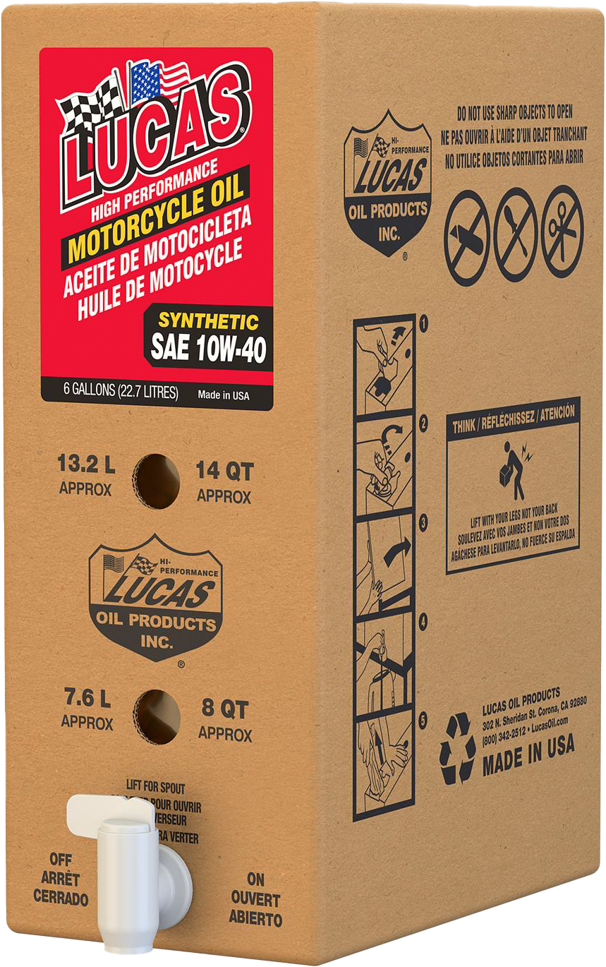 Synthetic High Performance Oil 10w40 6gal Bib - 58-54085 - LUCAS