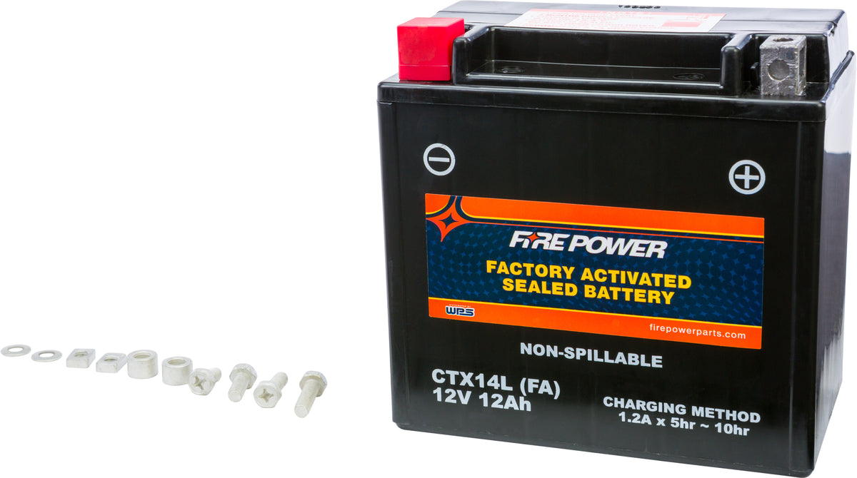 Battery Ctx14l Sealed Factory Activated - 49-2254 - Fire Power
