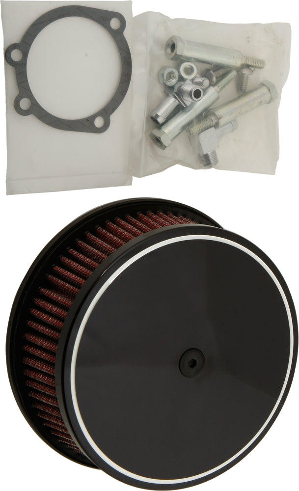 Round Air Cleaner Hp Classic Smooth Black 5-7/8" - 820-50502 - HardDrive