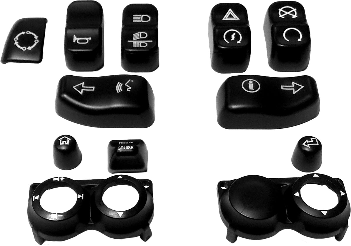 Switch Cap Kit Black `16-25 Flht/Fltr Exc Se Models - 820-52462 - HardDrive
