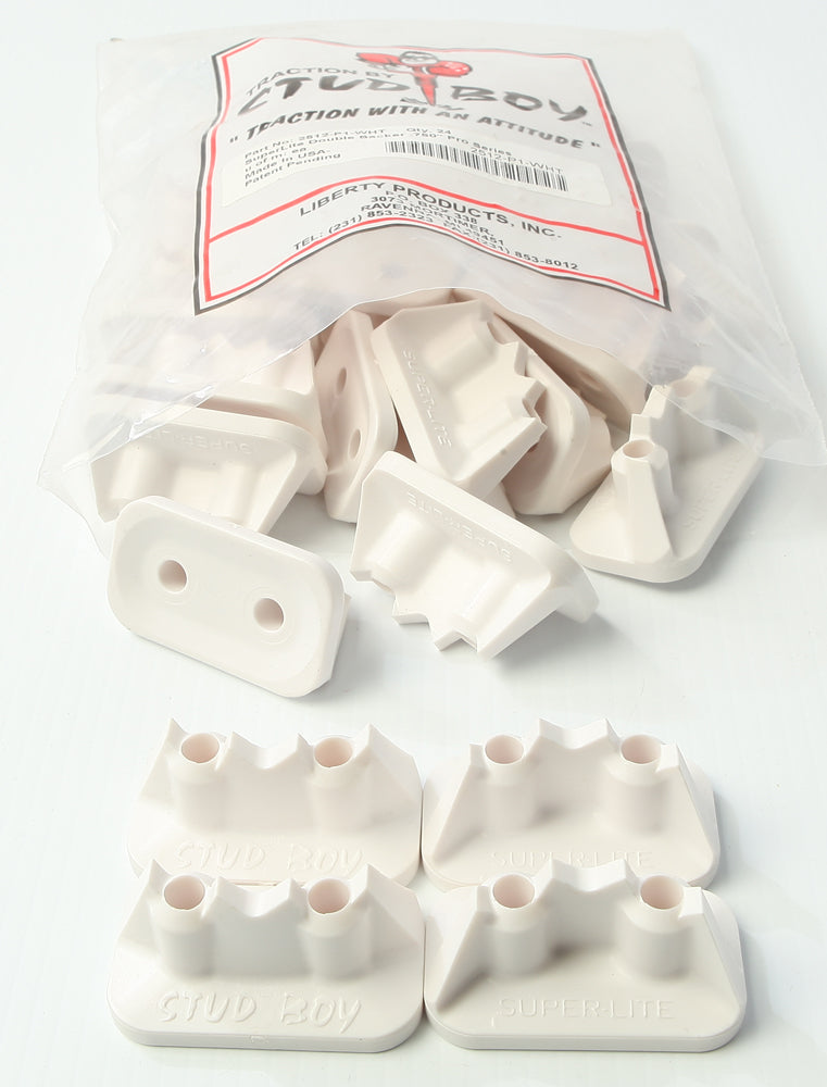 Super-Lite Pro Series Double Backers .75" 24/Pk White - 18-33951W - Stud Boy