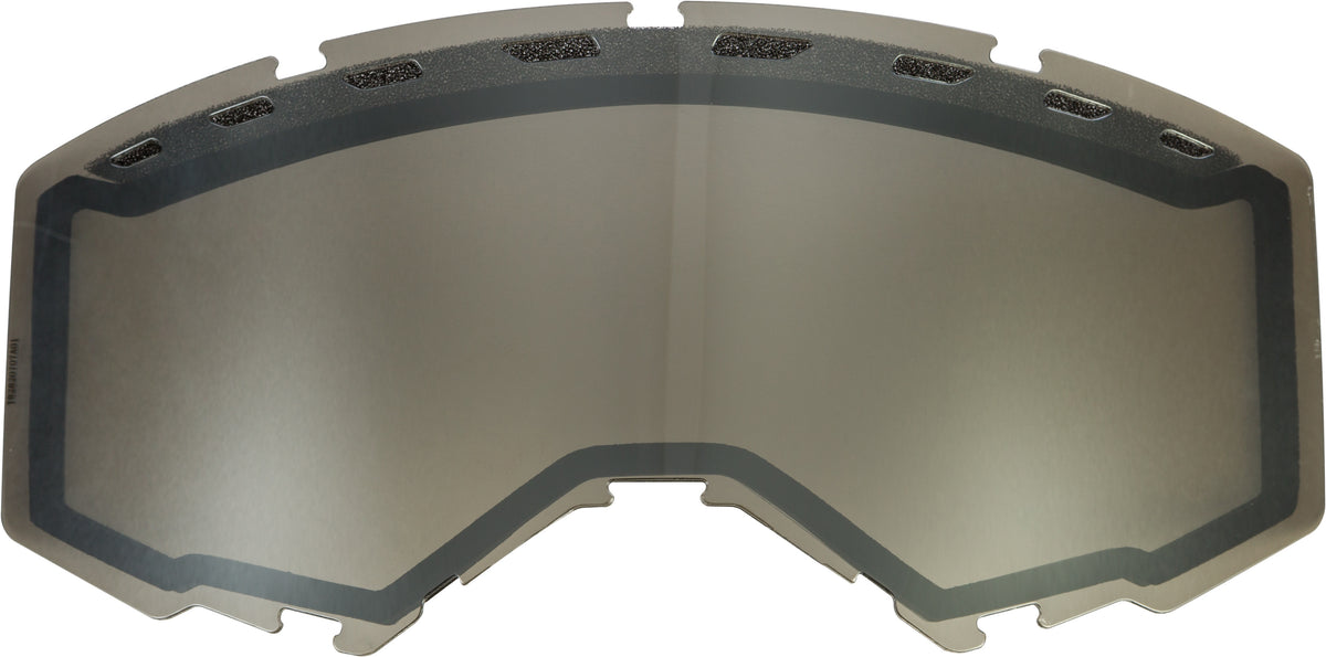 Youth Dual Lens With Vents Silver Mirror/Smoke - 37-5468 - Fly Racing