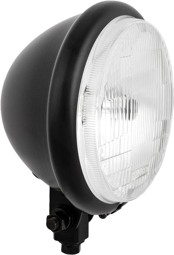 5.75" Headlight Bottom Mount Satin Black - 820-0304B - HardDrive