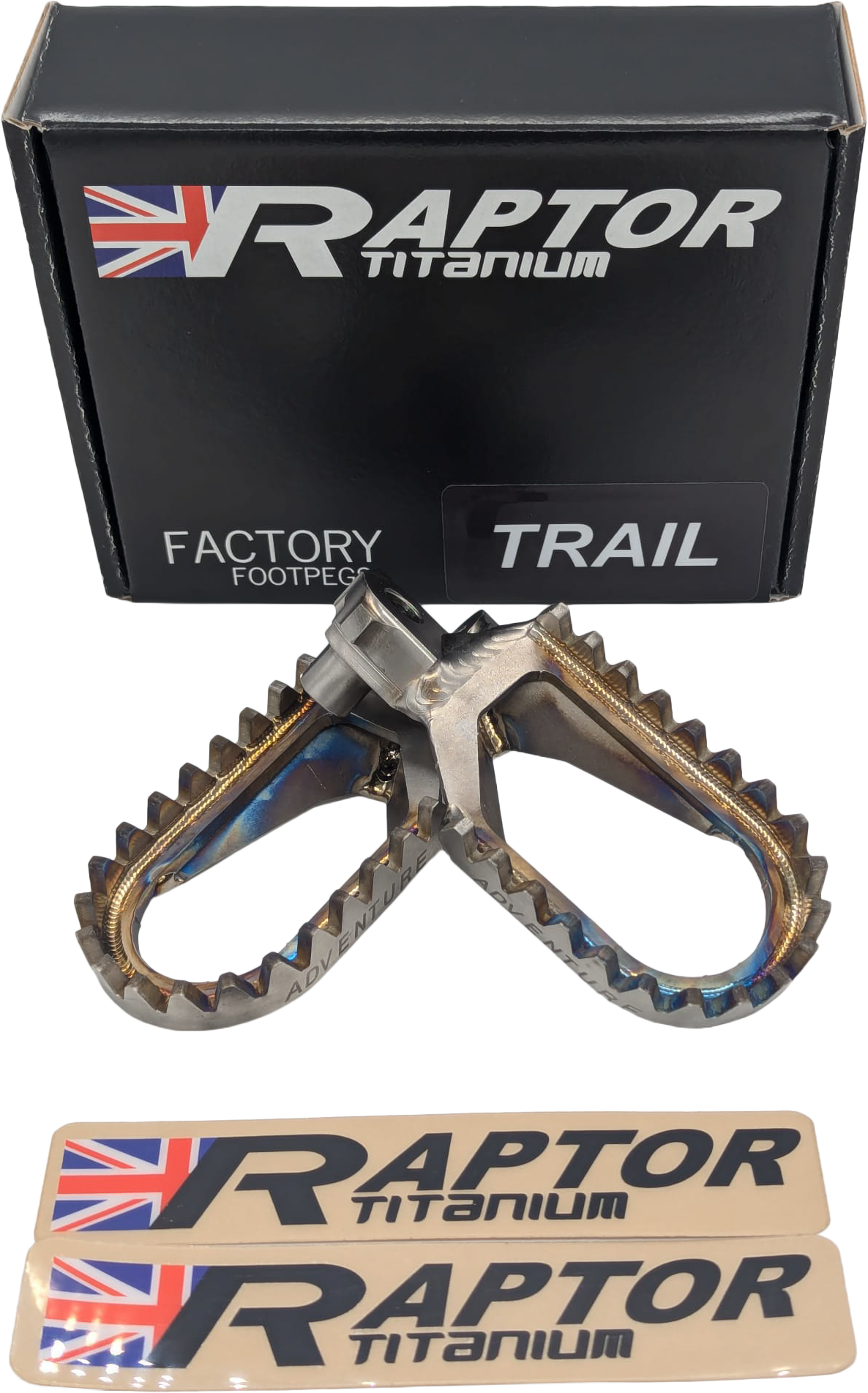 Titanium Foot Pegs Adv Pr Yam - 56-9167 - RAPTOR