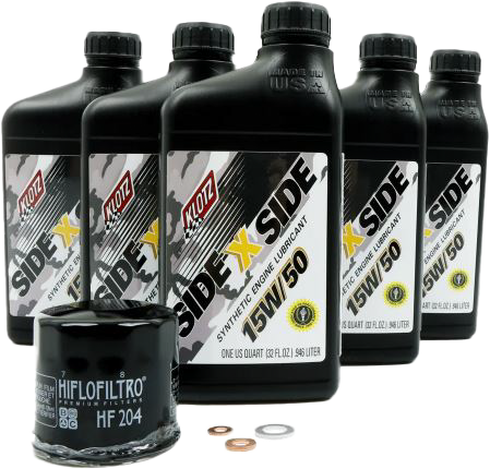 Sidexside Oil Change Kit 15w50 /W Oil Filter Yam - 842-0107 - Klotz Oil