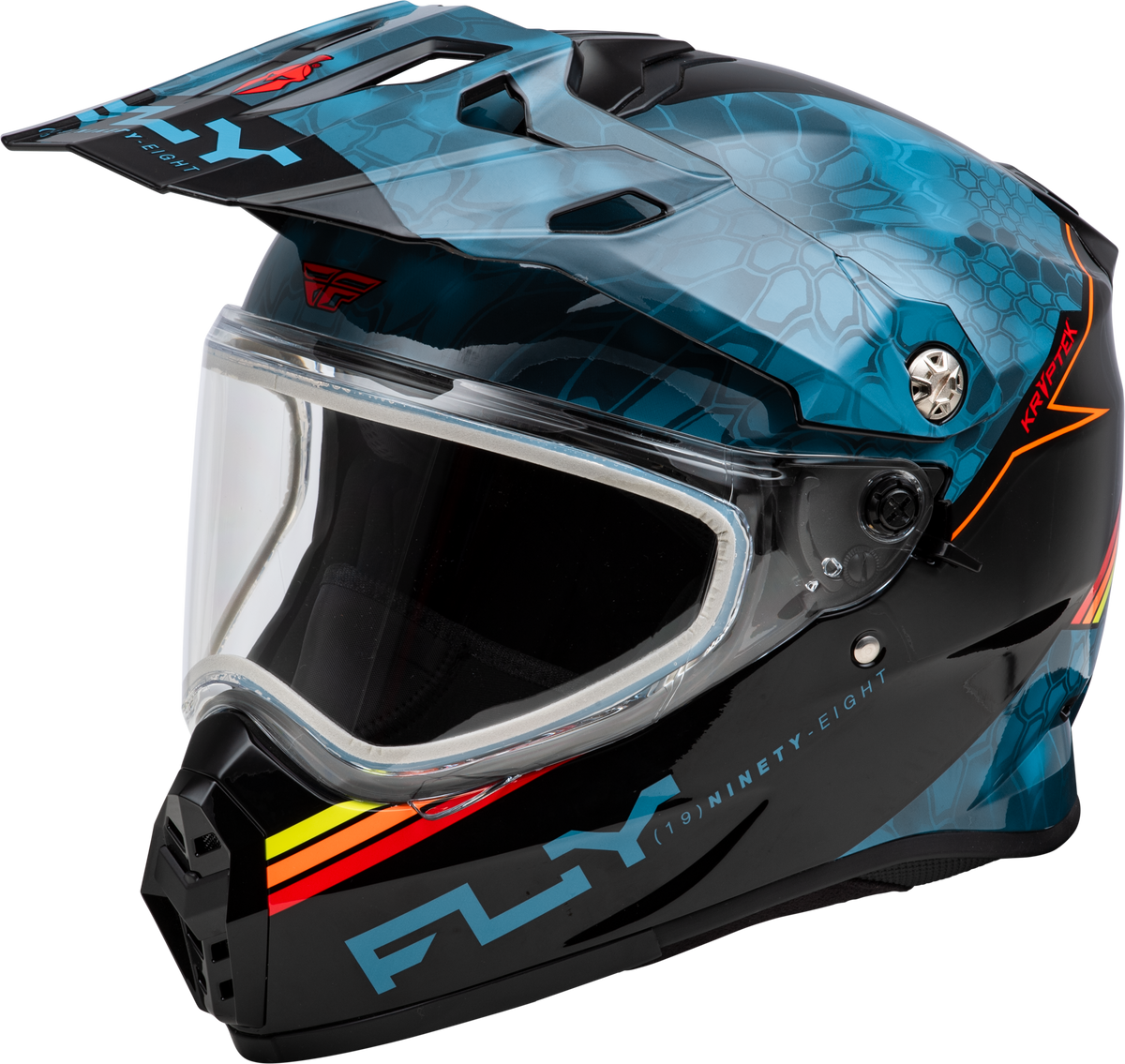 Trekker Cw Conceal Helmet Dual Shld Slate/Black/Red Xl - 73-31359X - Fly Racing