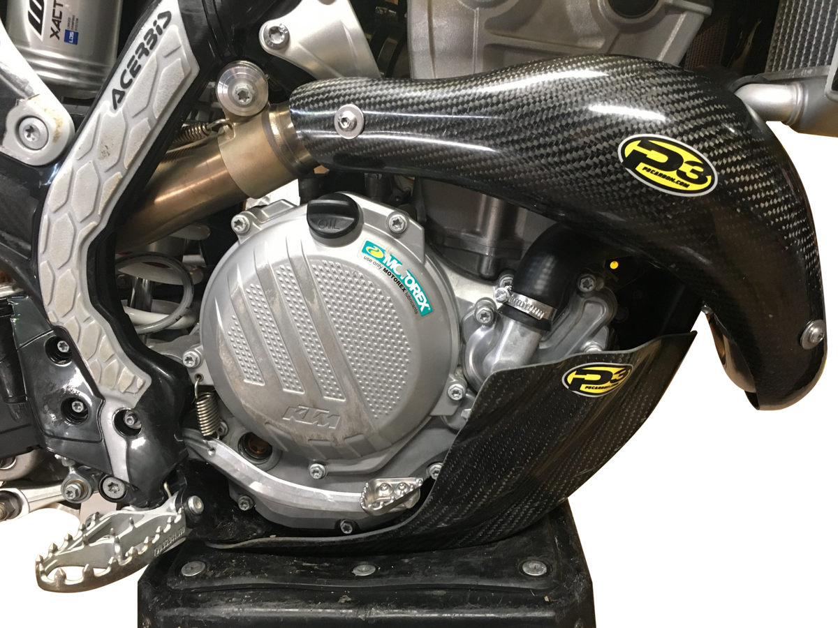 Heat Shield Carbon Stk Pipe Ktm/Hus - 670-201101 - P3