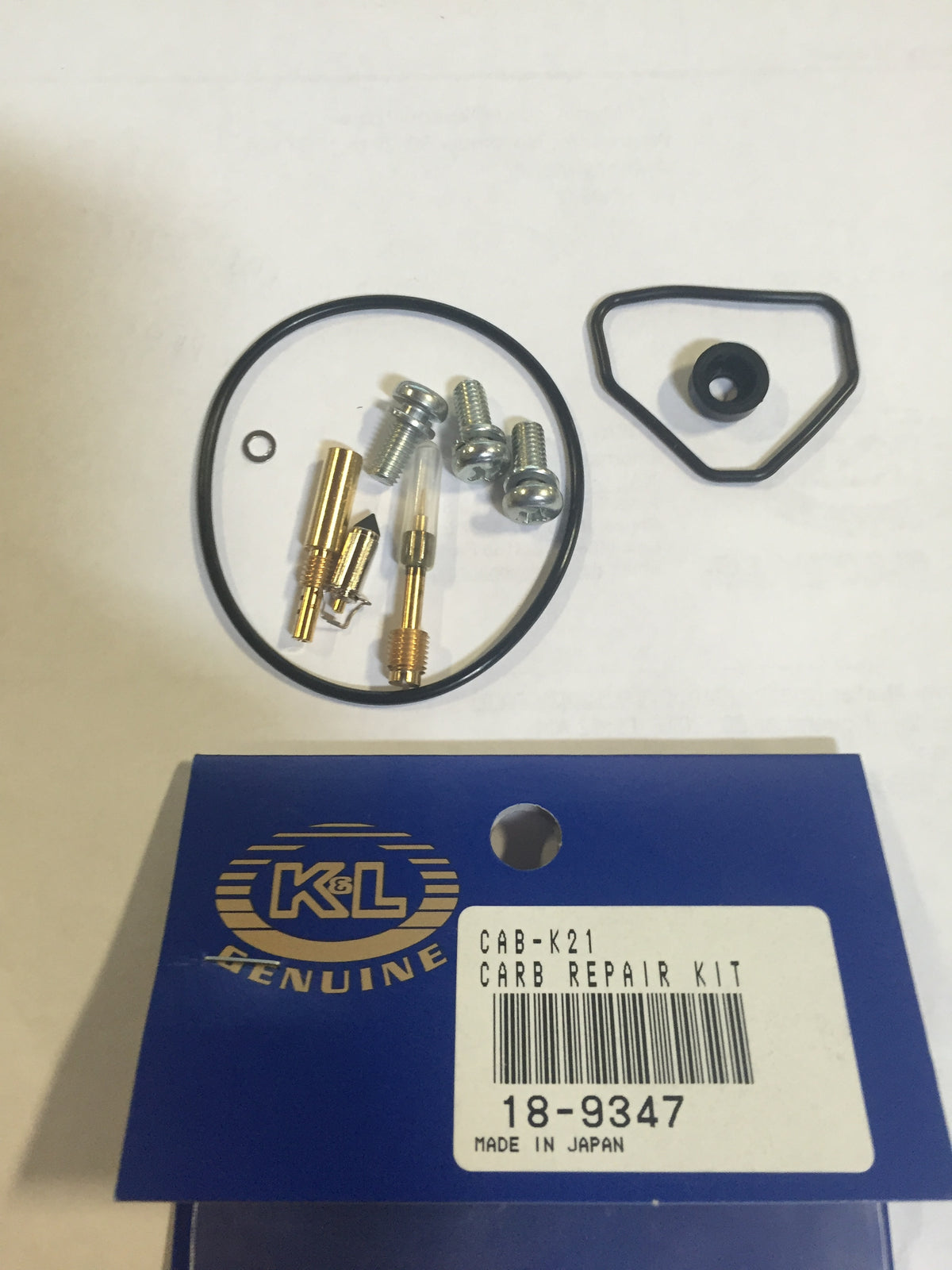 Carb Repair Kit (Ea) - 118-9347 - K&L
