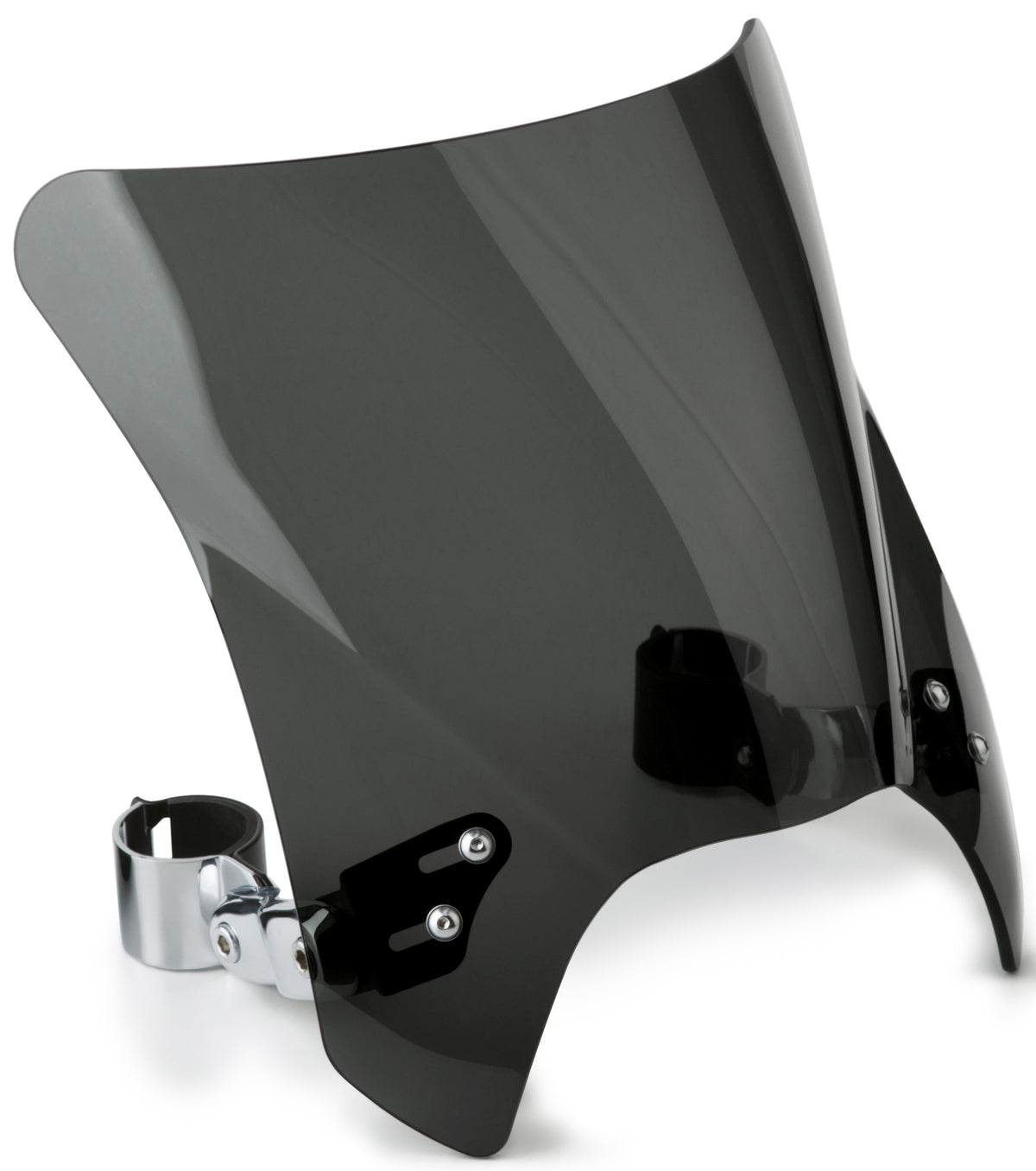 Mohawk Windshield Dark Tint Chrome Hardware - 562-2850C - National Cycle