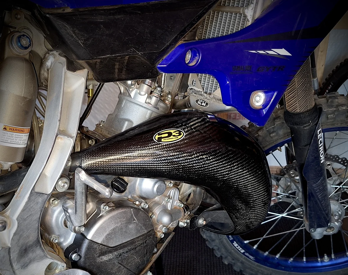 Pipe  Guard  Carbon  Fiber Yam Yz125 - 670-107043 - P3