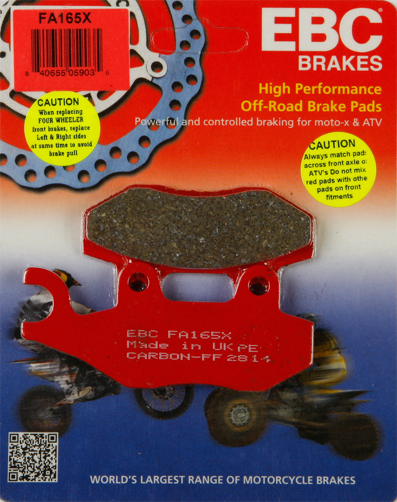 Brake Pads - 15-165X - EBC Motorcycle Brakes