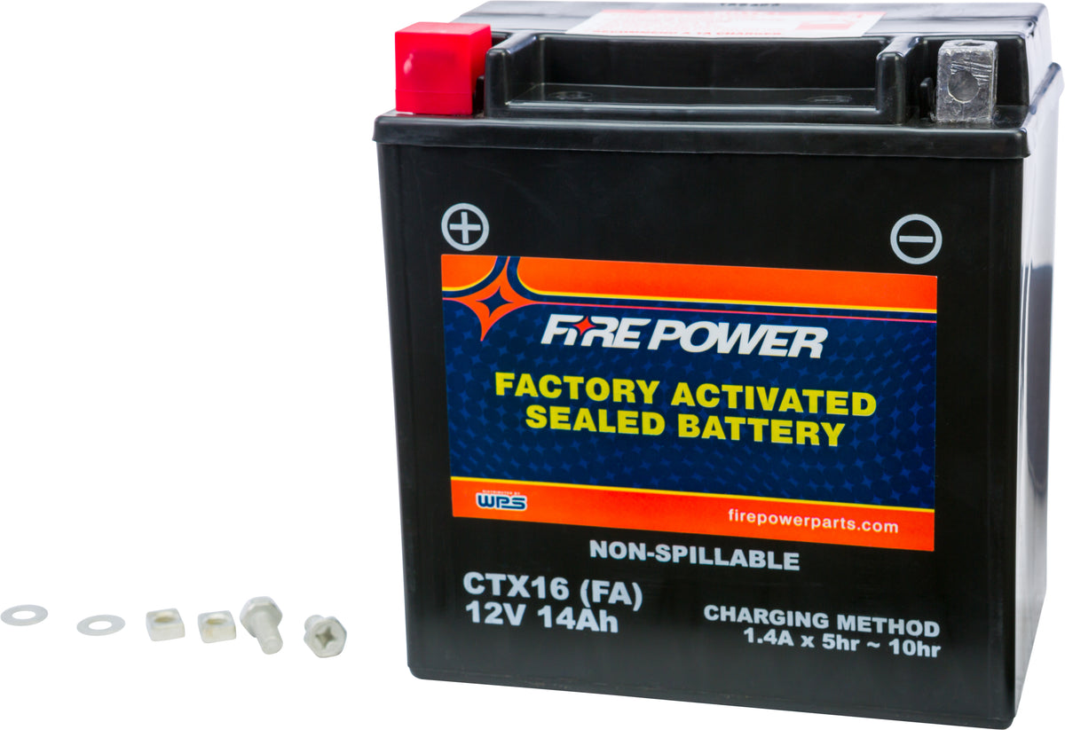 Battery Ctx16 Sealed Factory Activated - 49-2251 - Fire Power