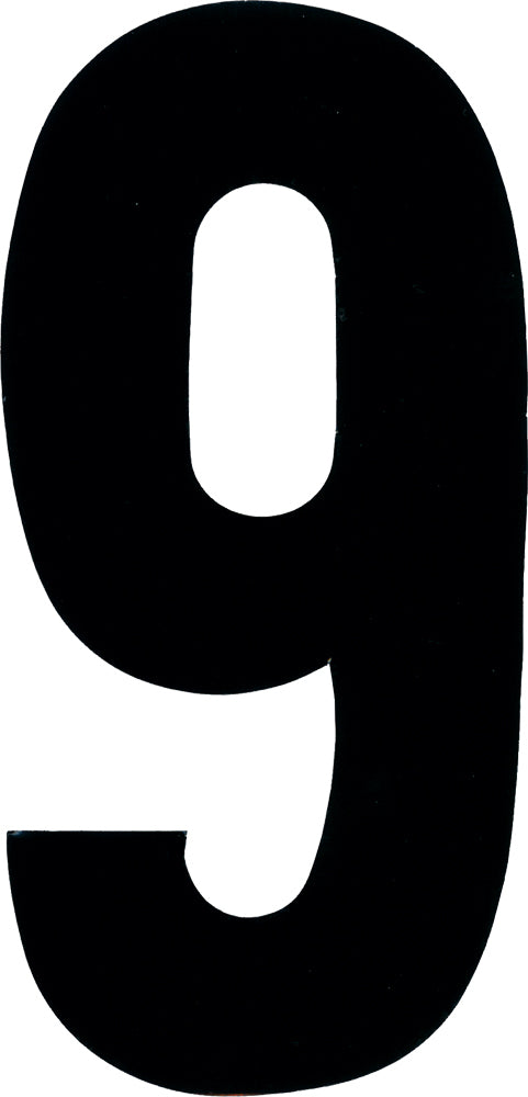 #9 4" Black Extreme Digits 3/Pk - 09-6239 - Dirt Digits