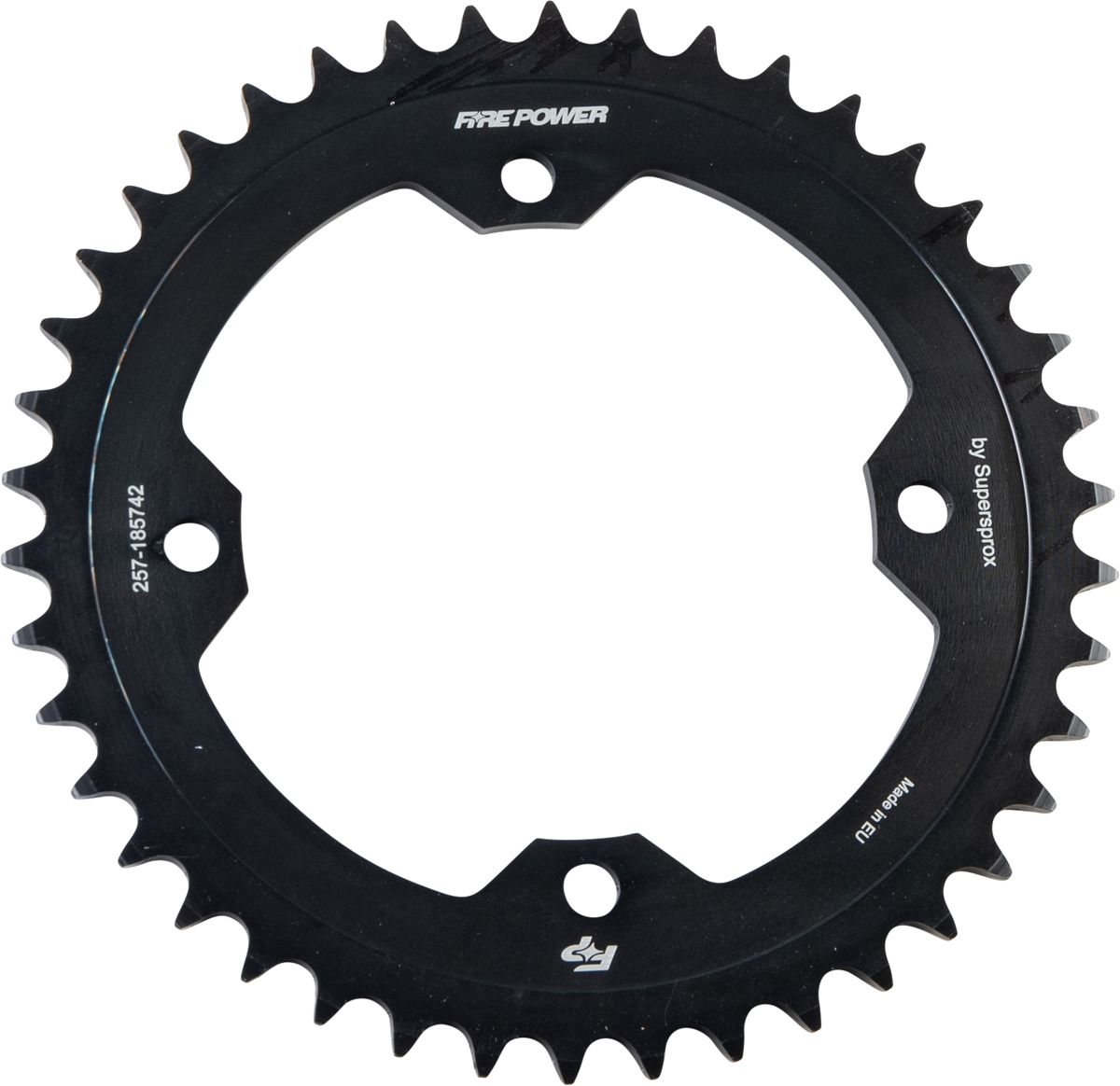 Rear Sprocket Steel 42t Blk - 257-185742 - Fire Power