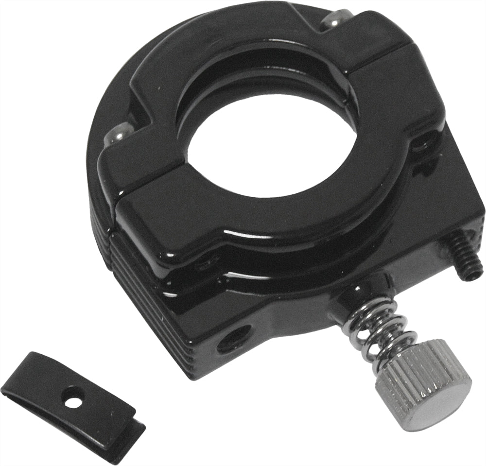 Throttle Clamp Single Cable Screw In Gloss Black - 820-52936 - HardDrive