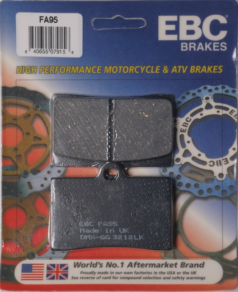 Brake Pads Fa95 Organic - 15-95 - EBC Motorcycle Brakes
