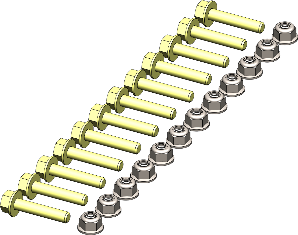 Kfi-Uhmw Wear Bar Hardware Kit - 10-5236 - KFI Products