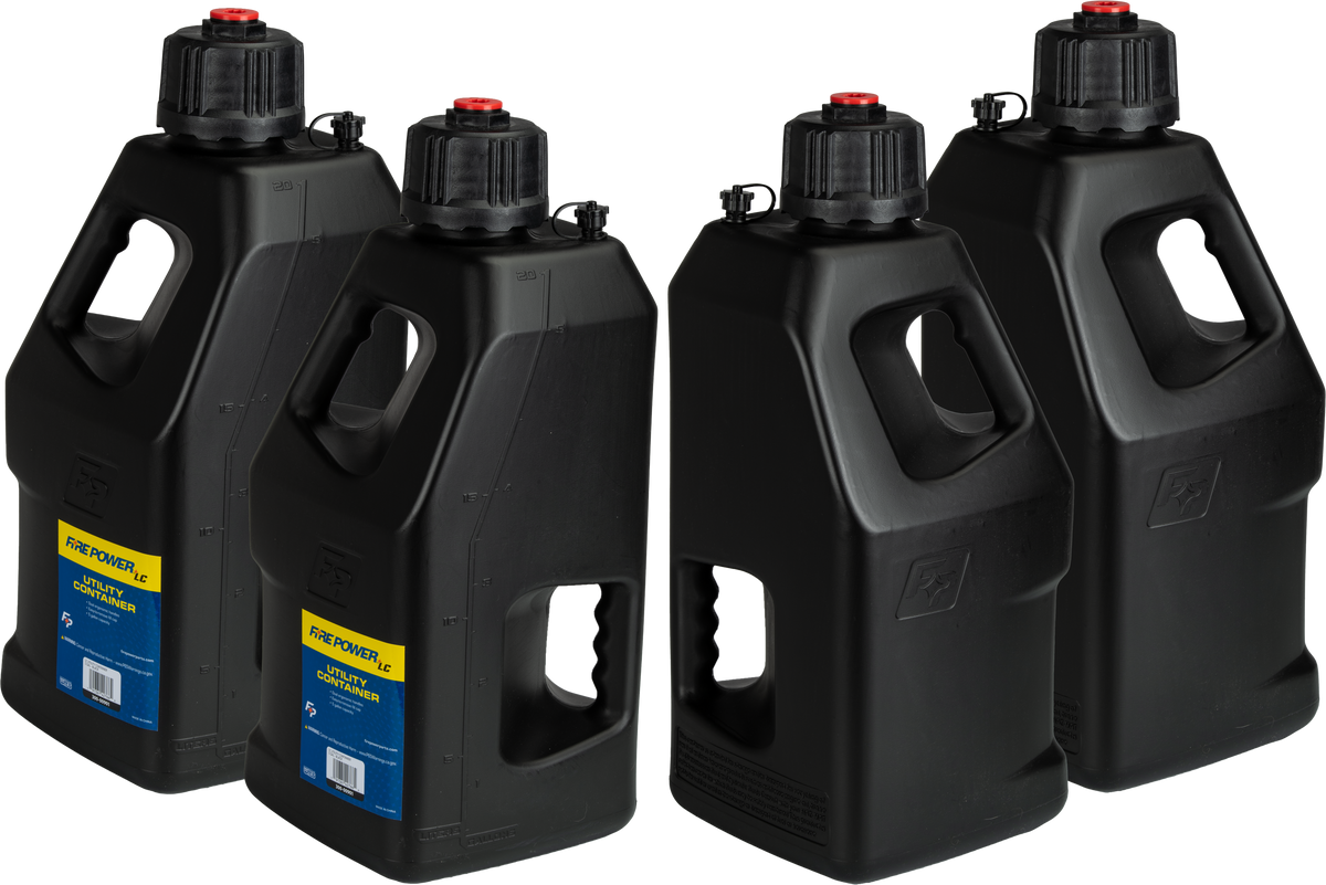 Lc Utility Container Black 5 Gal - 300-00901 - Fire Power