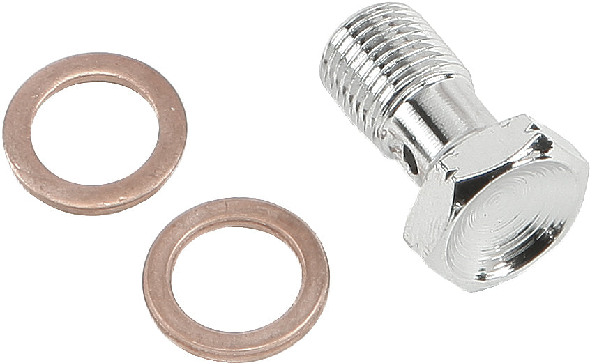 Banjo Bolt Chrome 10mmx1.0 Short - 817-01876 - Goodridge