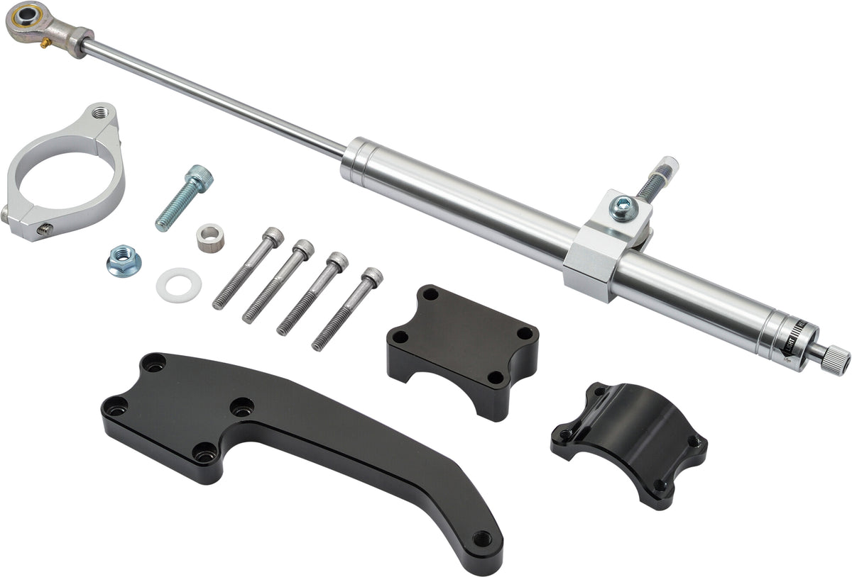 Steering Damper Silver 17-25 Flt - 820-52290 - HardDrive