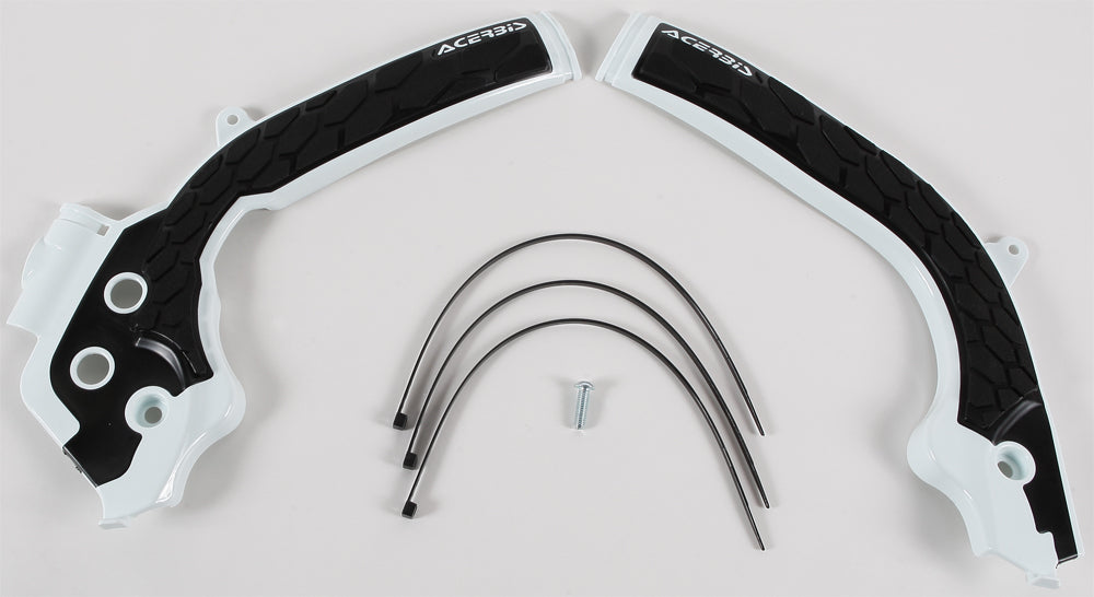 X-Grip Frame Guard White/Black - 24495-31035 - Acerbis