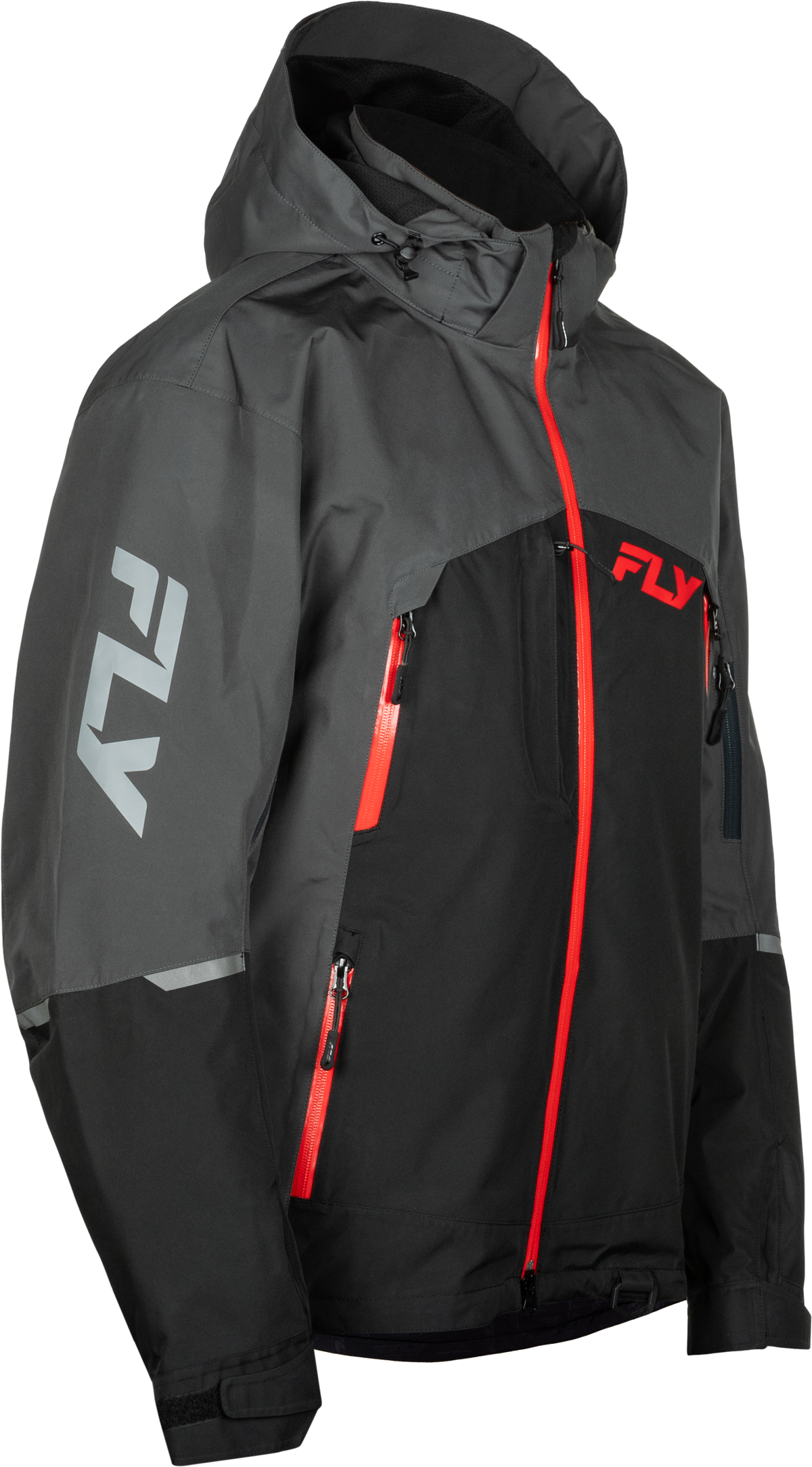 Incline Jacket Grey/Black Sm - 470-4108S - Fly Racing