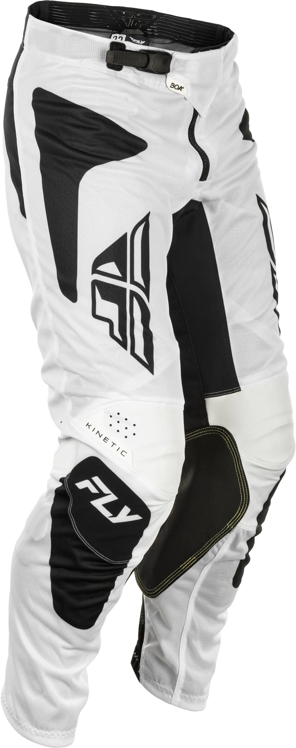 Kinetic Mesh Sym Pants White/Black Sz 30 - 379-32030 - Fly Racing