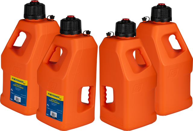 Lc Utility Container Orange 5 Gal - 300-00902 - Fire Power