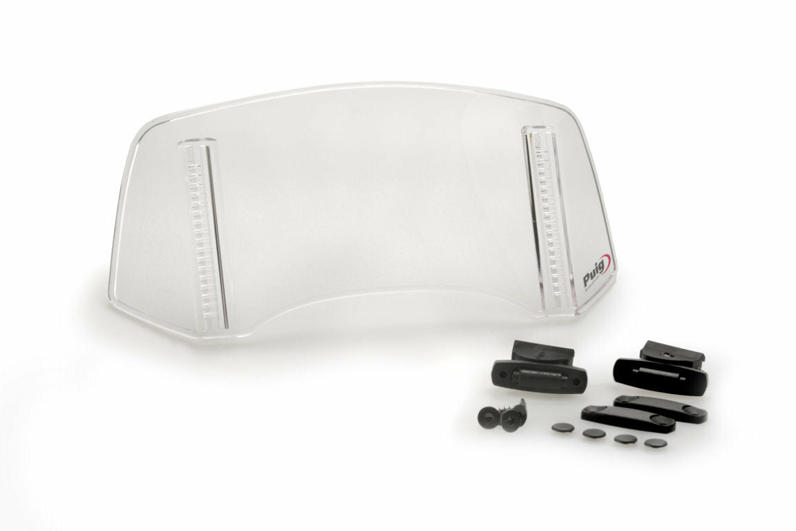 Multi-Adjustable Visor 2.0 Clip-On Clear 300x130mm - 561-20764 - PUIG