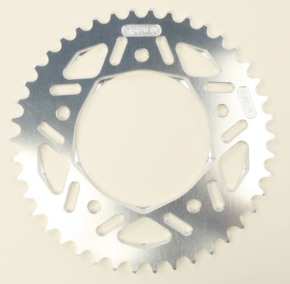 Rear Sprocket Aluminum 42t-520 Sil Yam - 3-654A42 - VORTEX