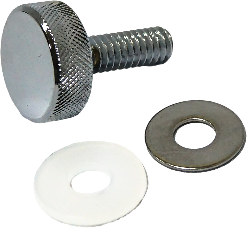 Knurled Seat Knob 1/4-20 Chrome - 820-57004 - HardDrive