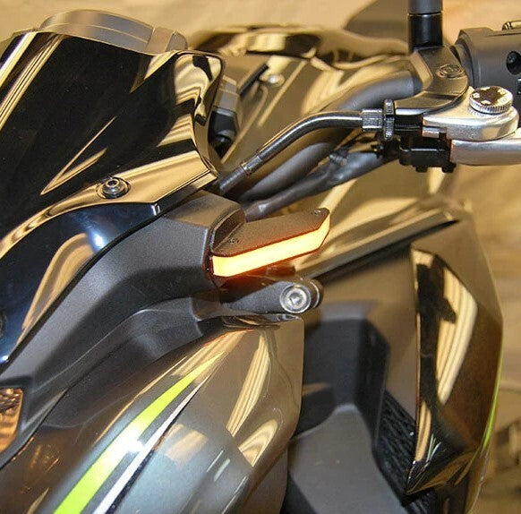 Front Led Turn Signals Kaw - 565-0140 - New Rage Cycles