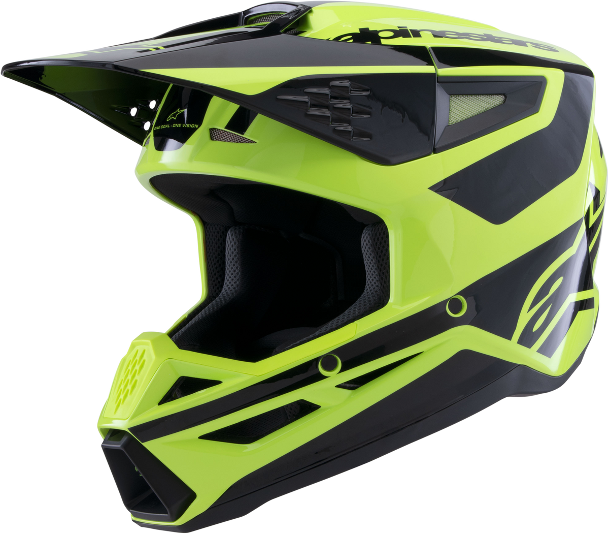 Sm3 Heat Helmet Yellow Fluo/Black Glossy Sm - 482-00121S - alpine star