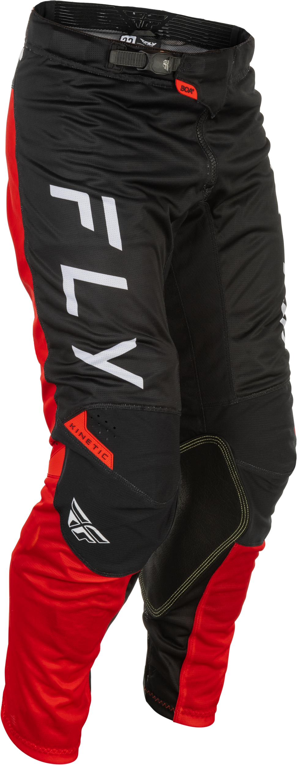 Kinetic Mesh Center Pants Black/White/Red Sz 32 - 379-32632 - Fly Racing