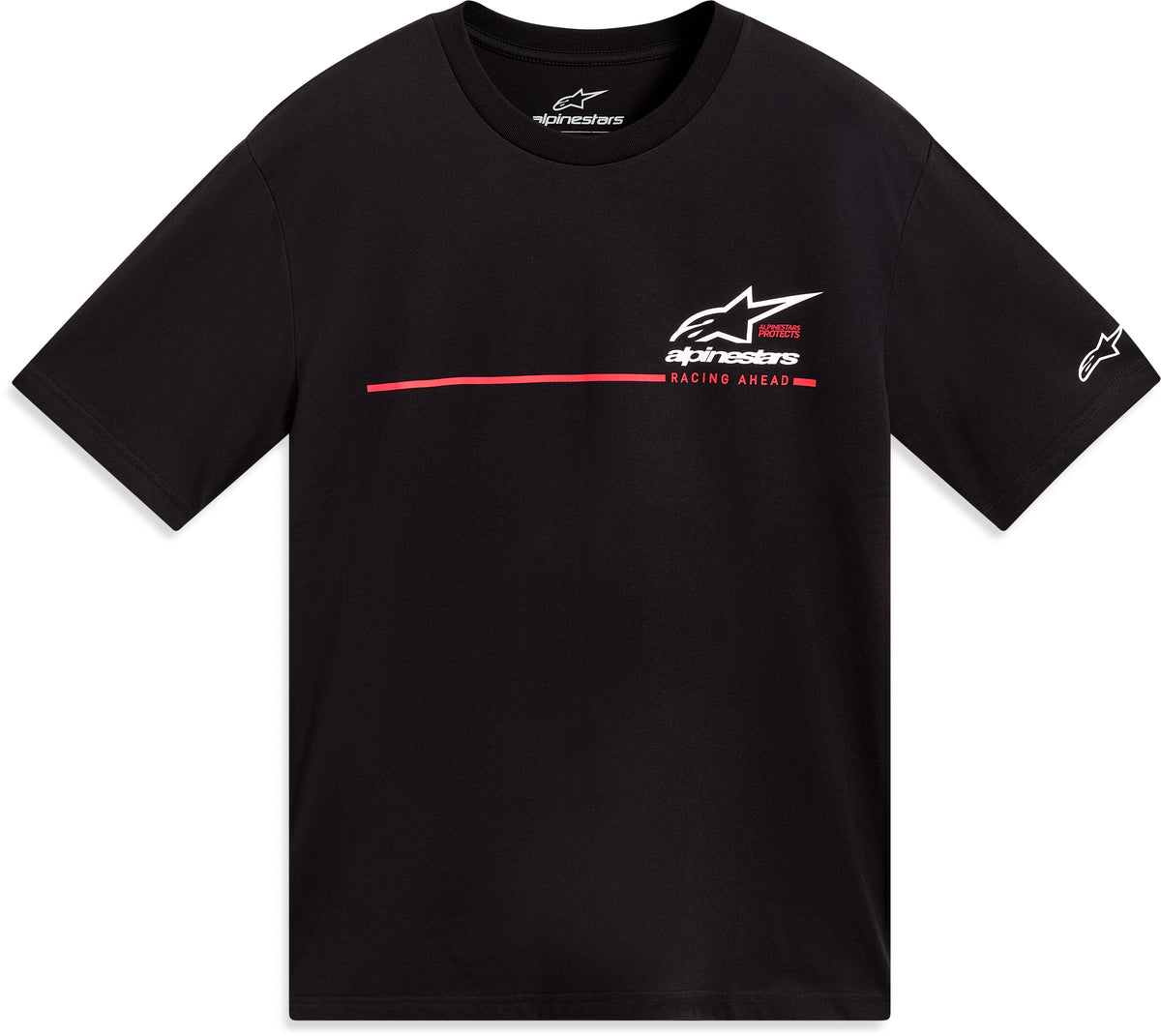 P1 Ss Csf Tee Black Sm - 482-76439S - alpine star