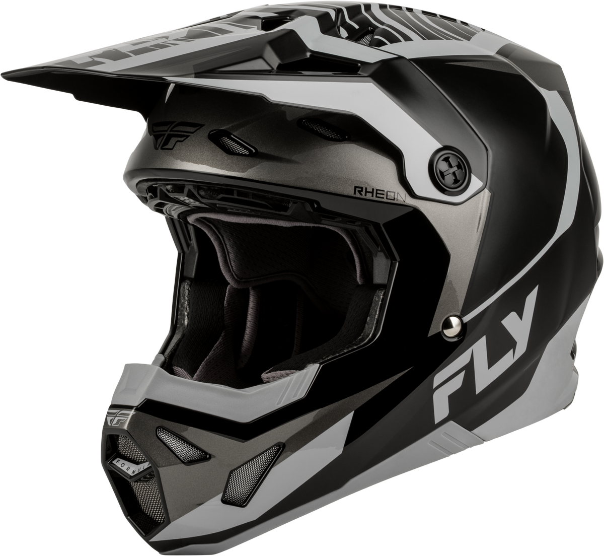 Formula Cp Charge Helmet Black/Grey/Light Grey Xs - 73-0060XS - Fly Racing