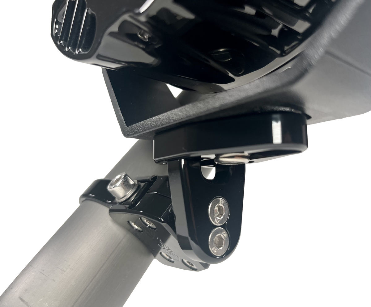 Large Base Adjustable Light Mount Black - 12-9402 - AXIA ALLOY