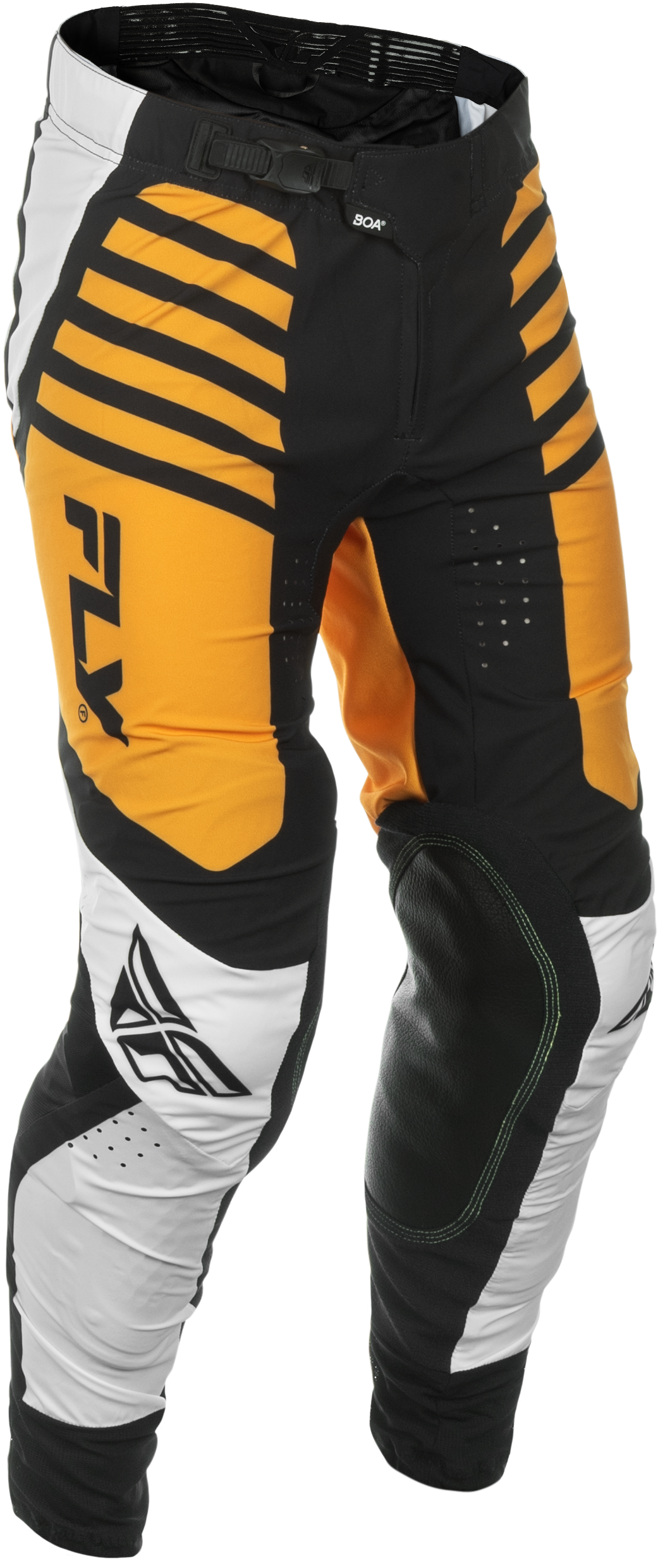 Youth Lite Pants Ca/Ny White/Black/Mustard Sz 26 - C378-73326 - Fly Racing