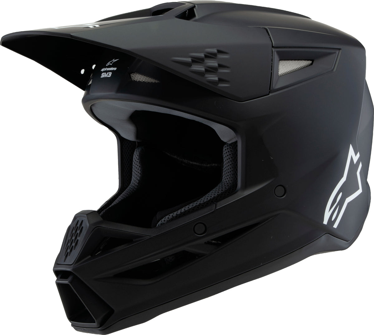 Sm3 Youth Solid Helmet Black Matte Yl - 482-00089YL - alpine star