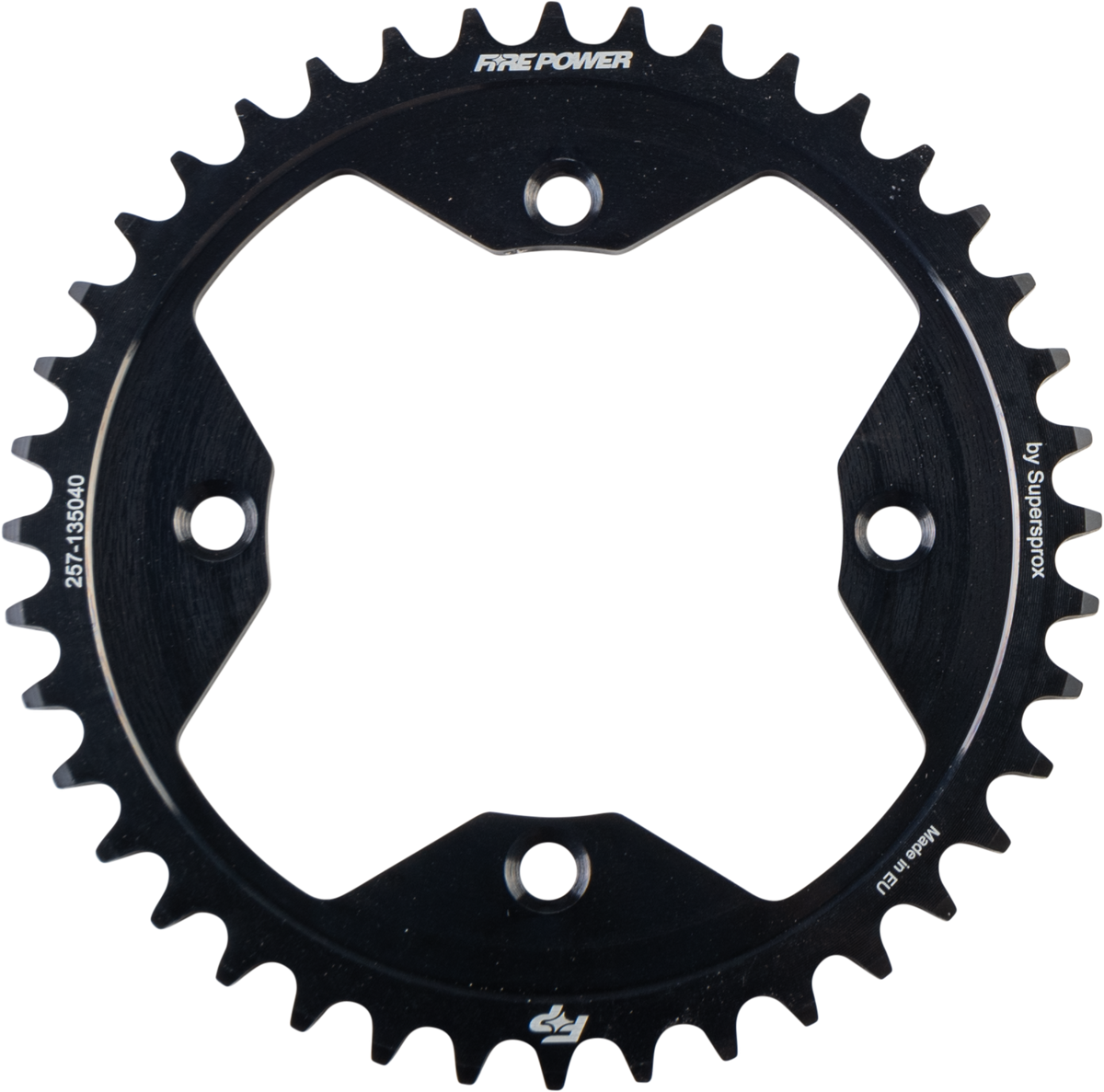 Rear Sprocket Steel 40t Blk - 257-135040 - Fire Power