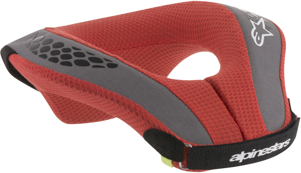 Youth Sequence Neck Support Black/Red Ys/Ym - 482-6022 - alpine star